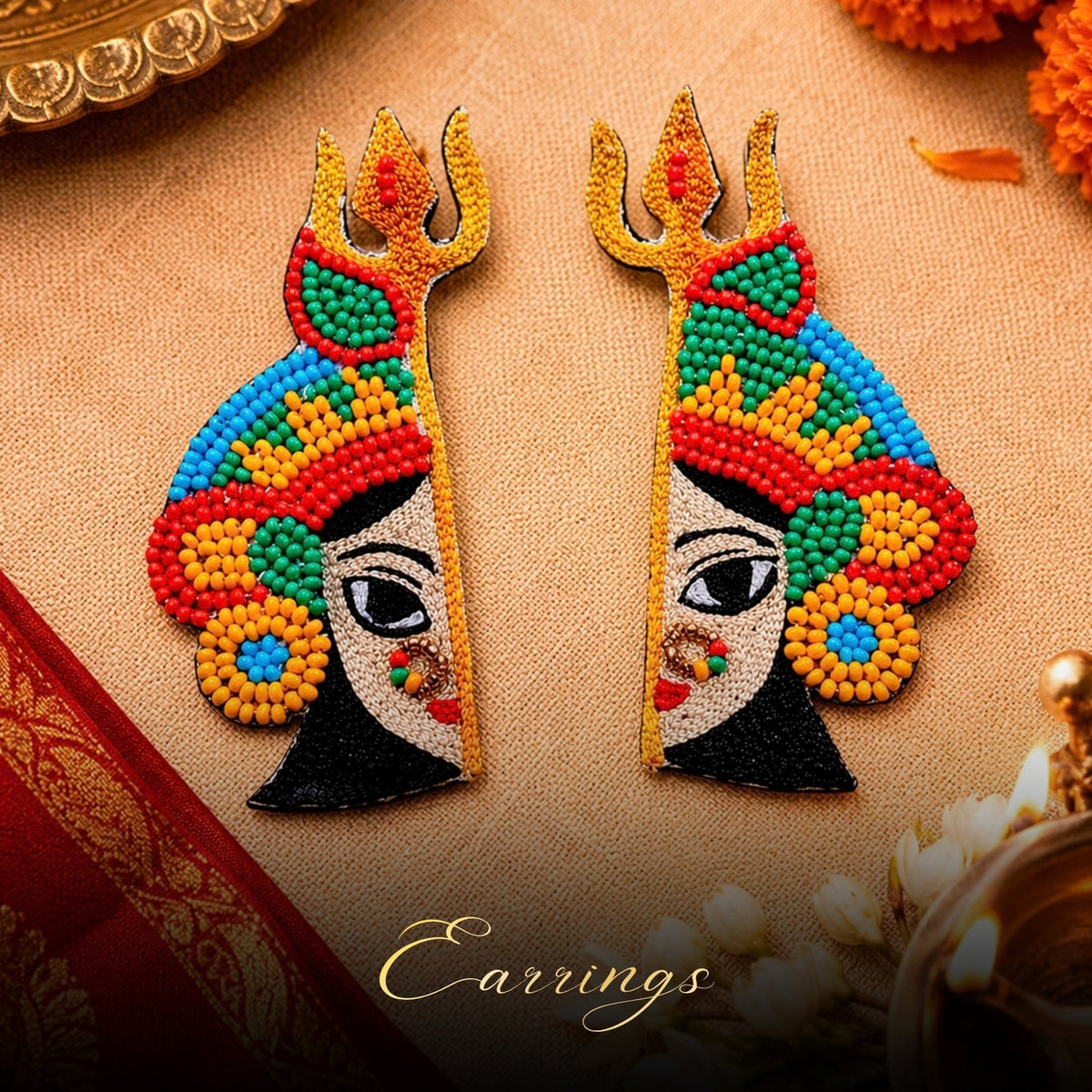 Devi Durga Earrings