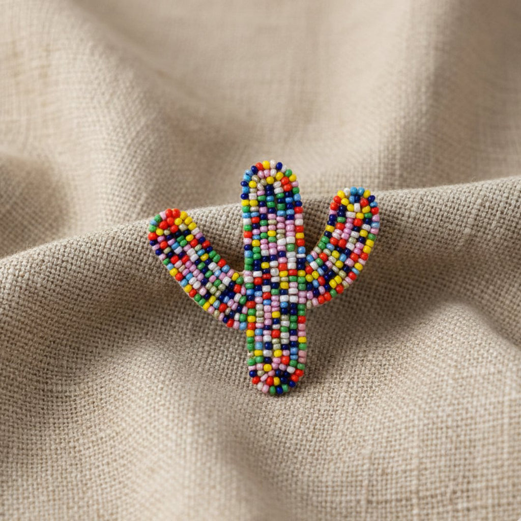 Multicolour Cactus Hair Clip