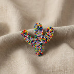 Multicolour Cactus Hair Clip