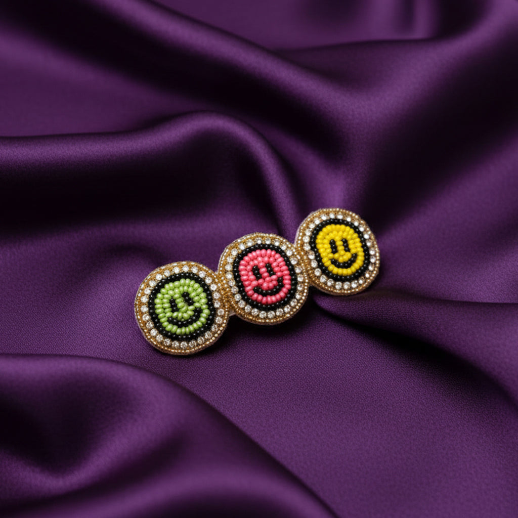 Smiley Hair Clip