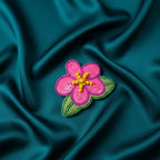 Pink Flower Hair Clip