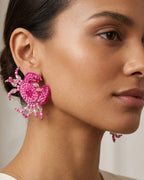 Pink Crabby Earring