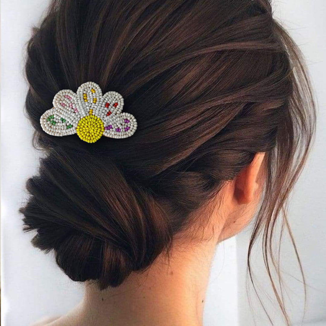 Daisy Flower Hair Clip