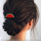 Watermelon Slice Hair clip
