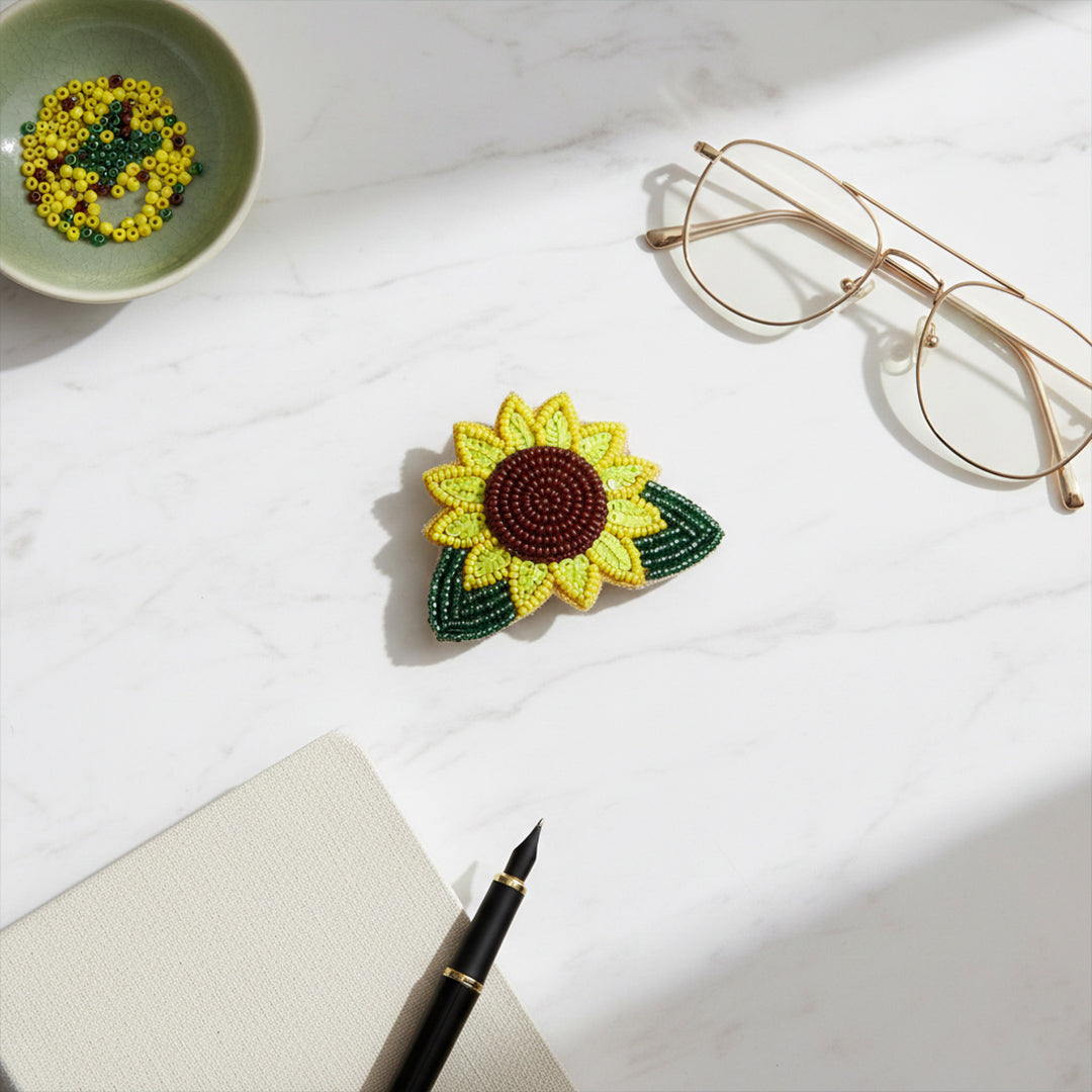 Sunflower Hair Clip