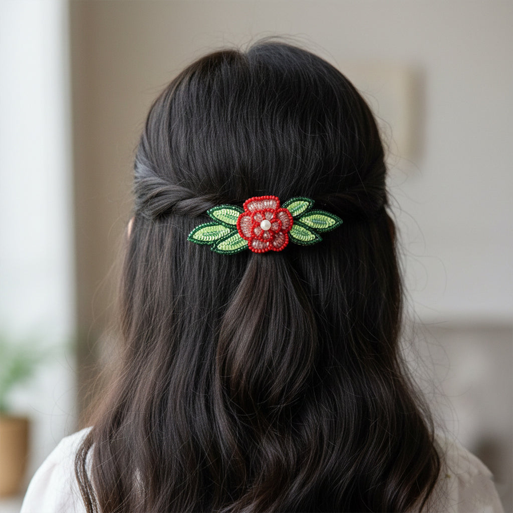 Rose Hair Clip