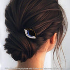 Evil eye Hair Clip