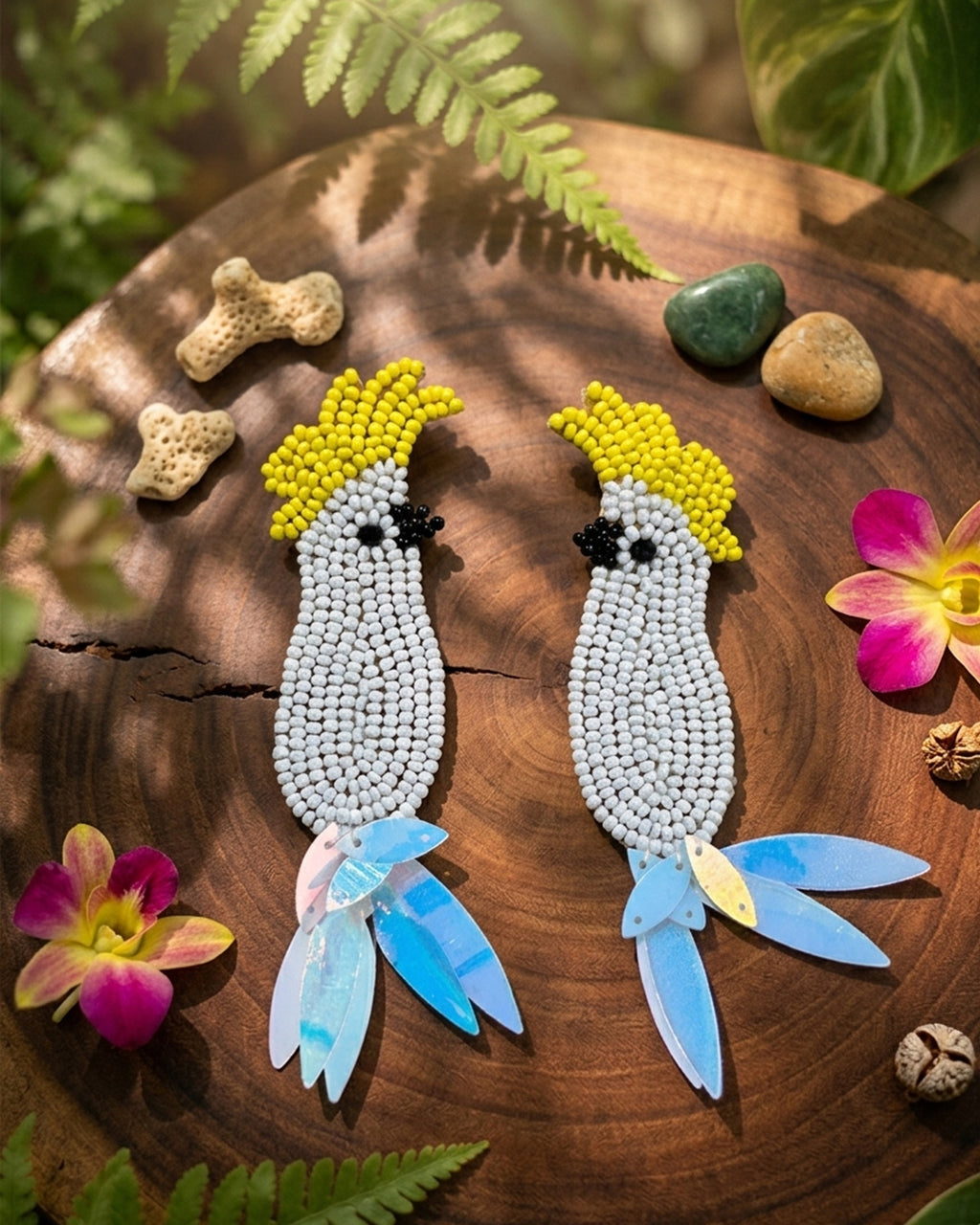 Cockatoo Earring
