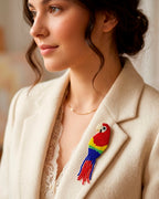 Macaw Brooch Pin