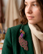 Peacock Brooch Pin