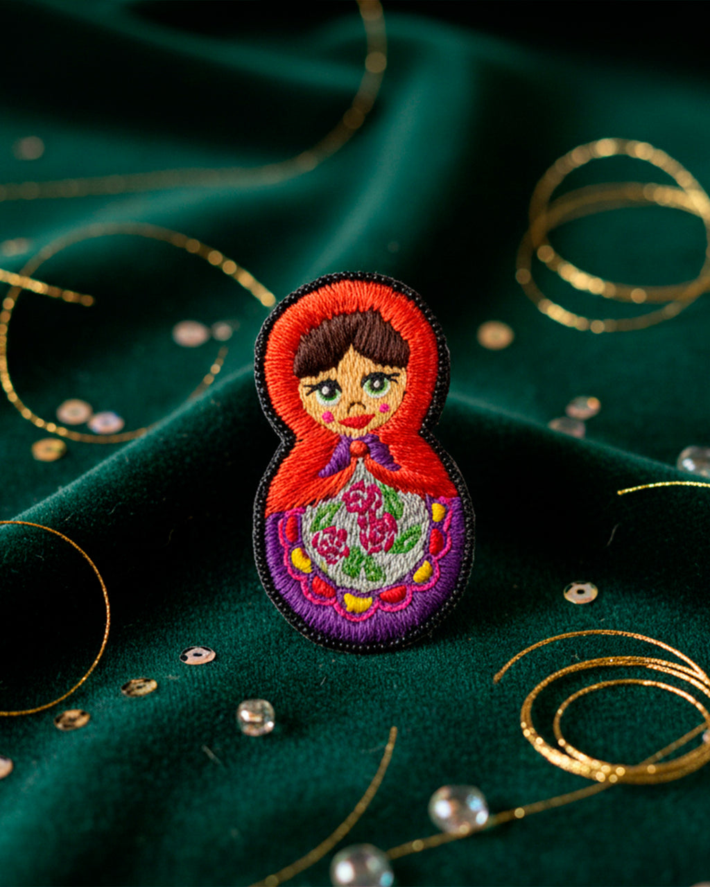 Doll Brooch