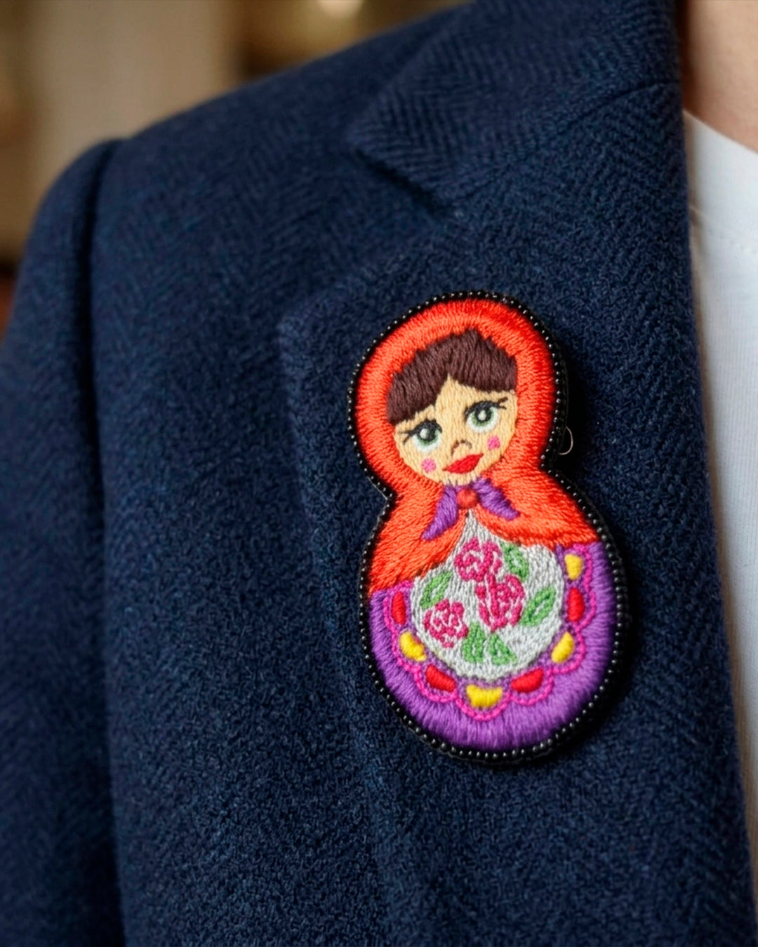 Doll Brooch