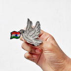 Independence Day Pigeon Brooch