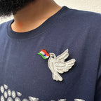 Independence Day Pigeon Brooch