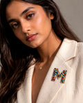 Multi M Brooch Pin