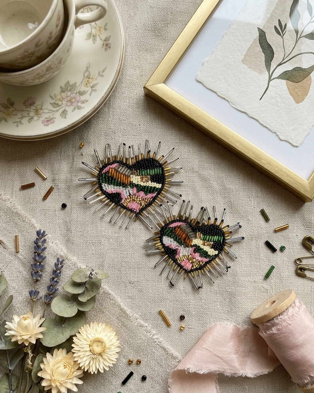 Starry Heart Earring