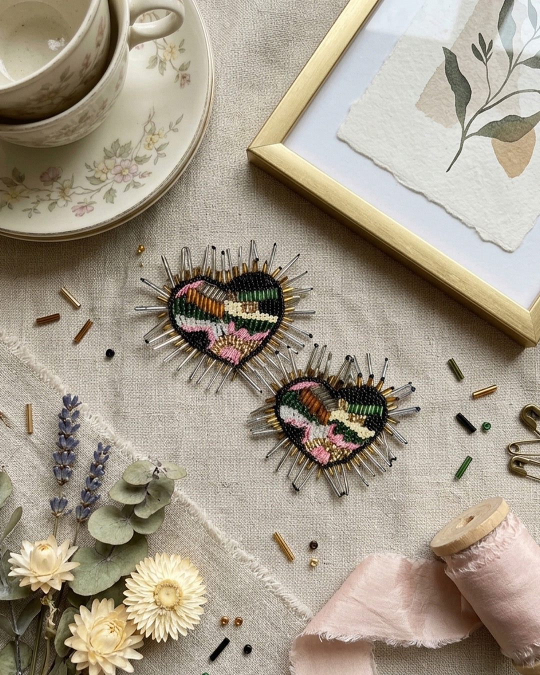 Starry Heart Earring