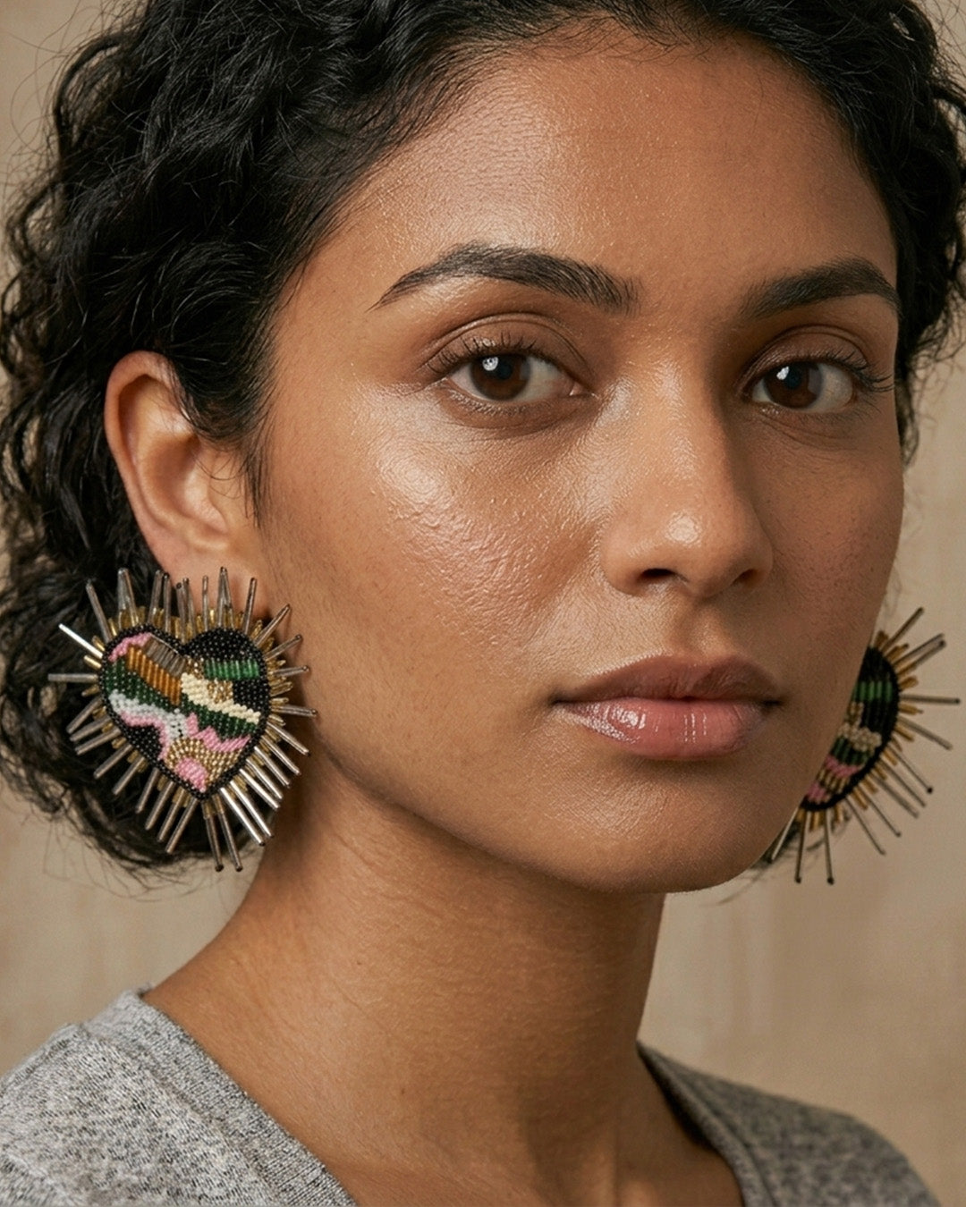 Starry Heart Earring