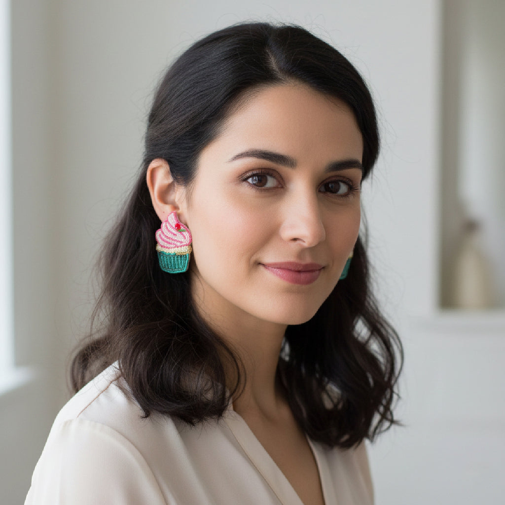 Cupcake Earrings
