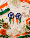 Tiranga Ashoka Chakra Earring