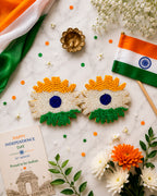 Tiranga Flower Earring