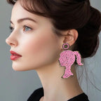 Pink Barbie Earring