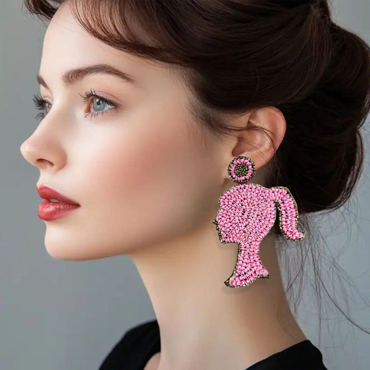 Pink Barbie Earring