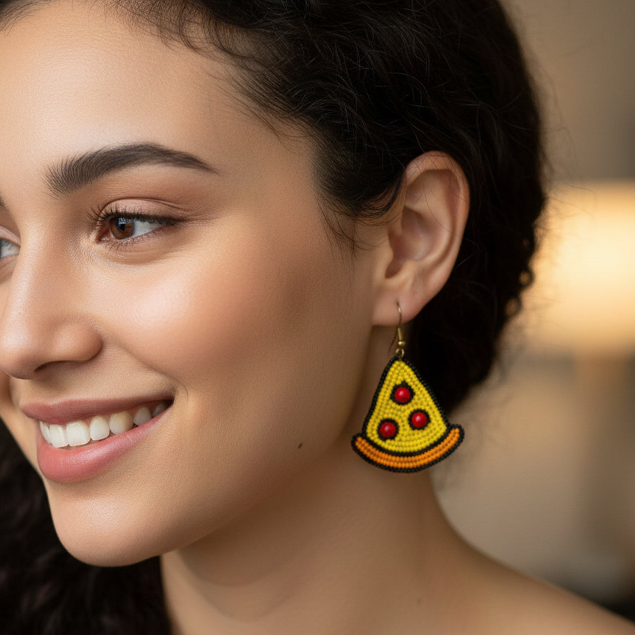 Pizza Slice Earring