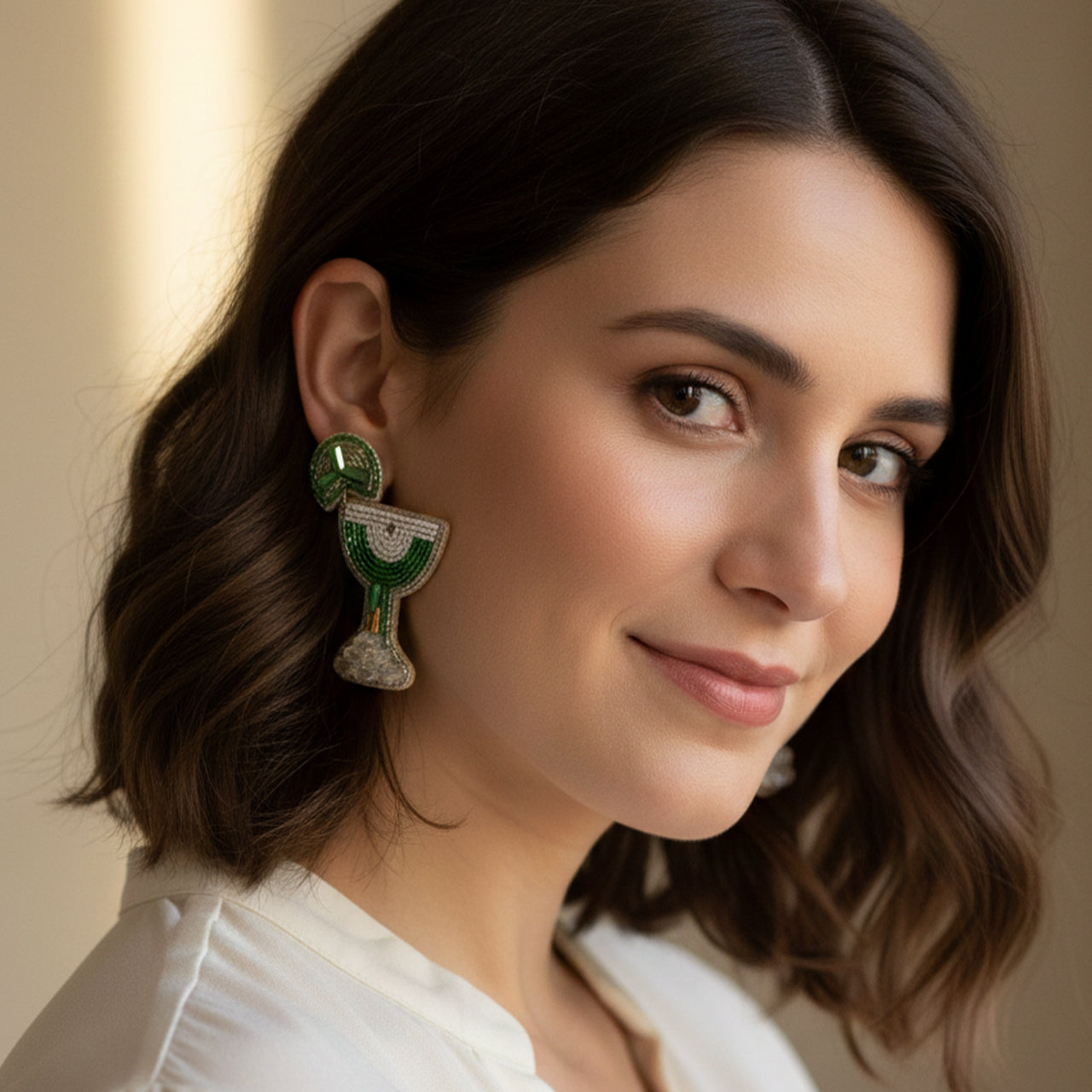 Margarita Glass Earring