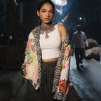 Block Printed Patch Work Cotton Summer Jacket