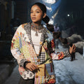 Block Printed Patch Work Cotton Summer Jacket