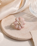 Jasmine beaded ring