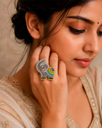 Elephant Beaded Ring