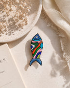 Fish Multi colour Beaded Ring