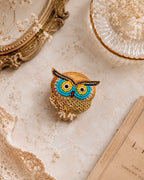 Owlet Beaded Ring