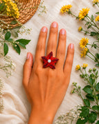Star Fish Beaded Ring