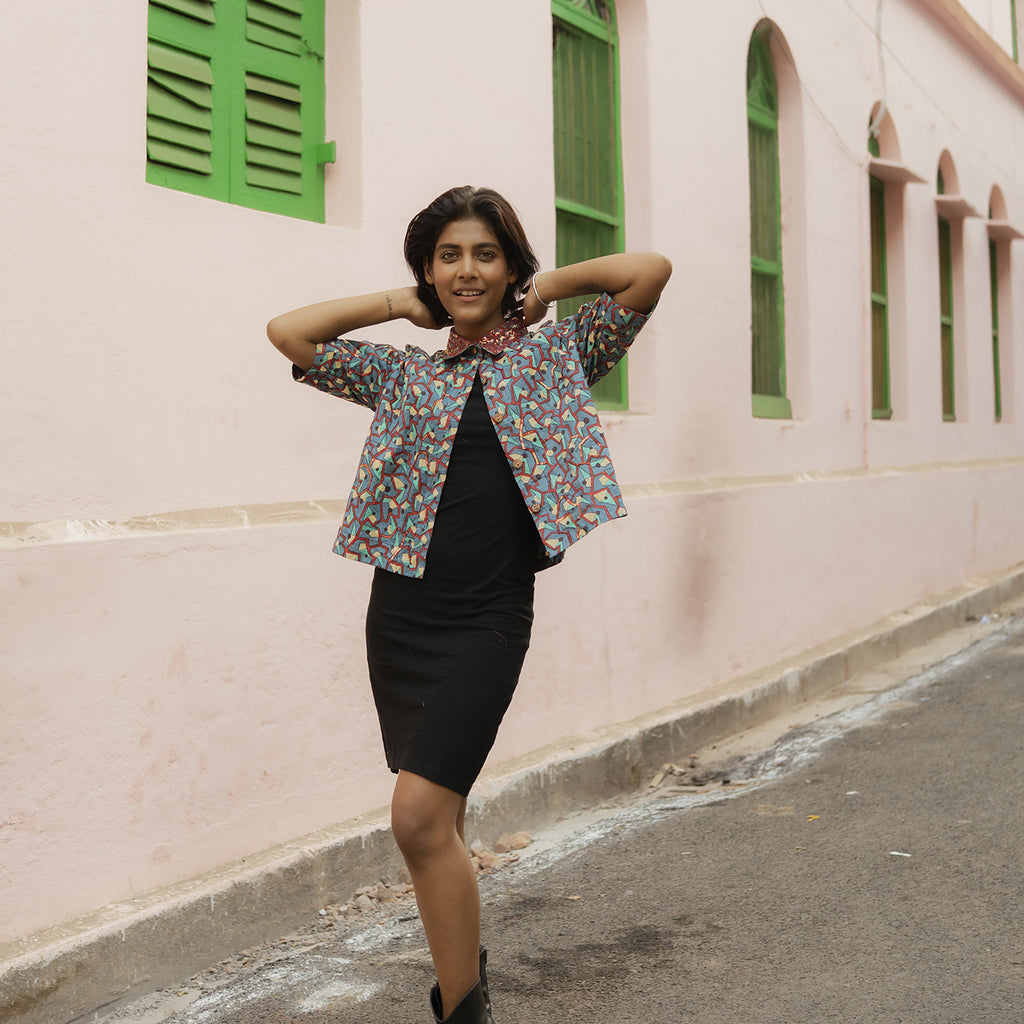 Hand Embroidered Cotton Summer Shirts For Women.