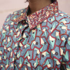 Hand Embroidered Cotton Summer Shirts For Women.