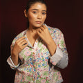 Multicolour Handblock Printed Womens Shirt