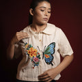 Womens Butterfly Blouse Shirt
