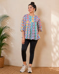 Checks and Hearts Women Top