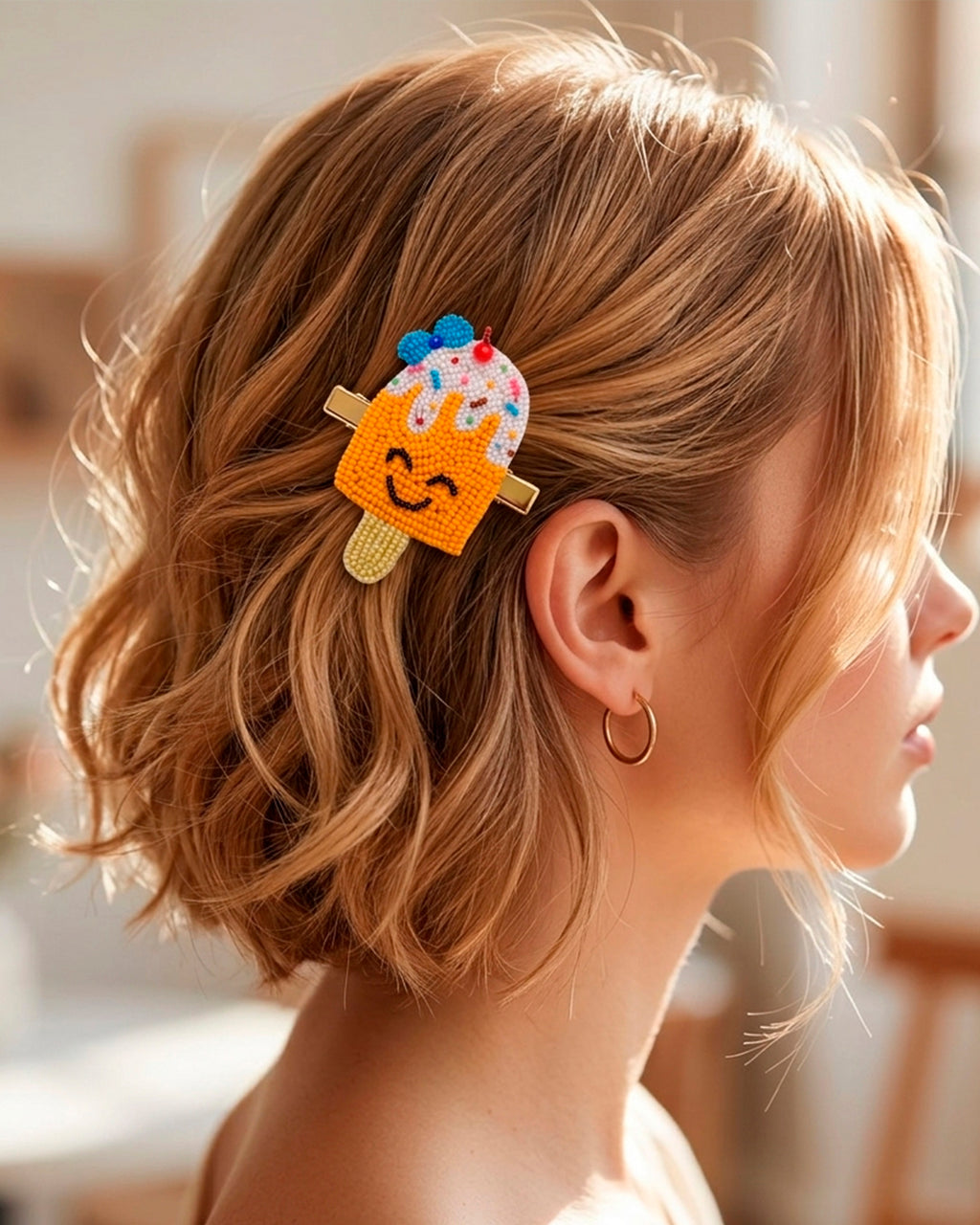Ice-cream Hair Clip