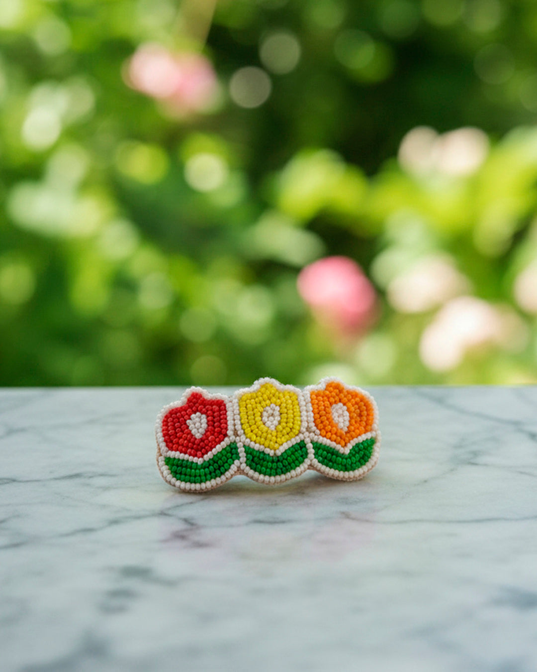 Tulip Flower Design Hair Clip