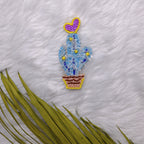 Cactus With Heart Hair clip