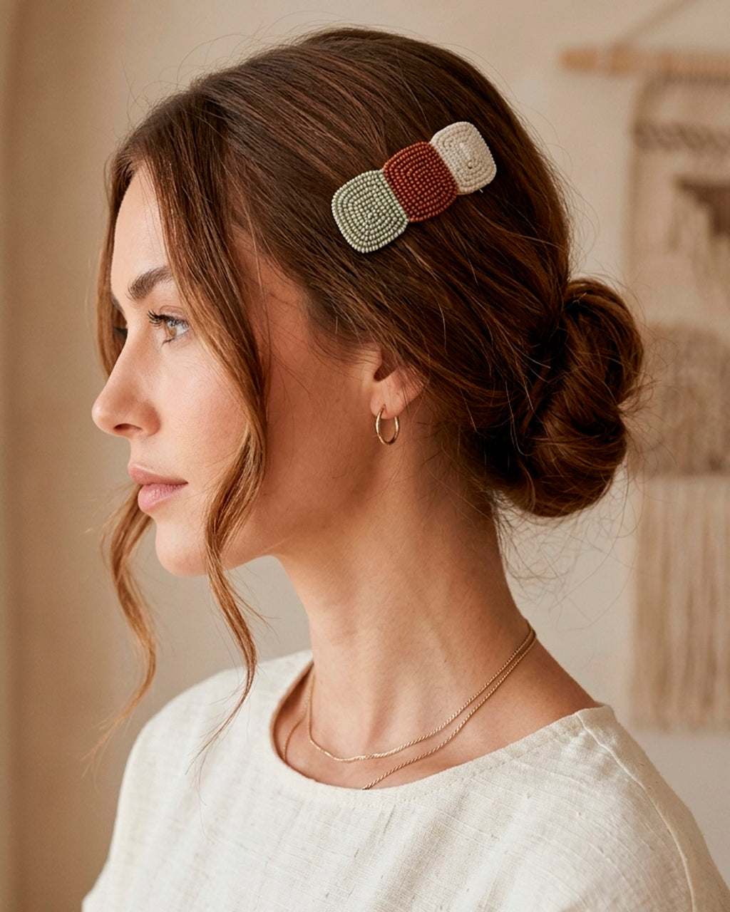 Square Shape Hair Clip