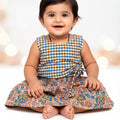Sleeveless Kalamkari Print Co-ord Set