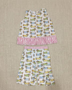 Multicolour Dog Print Co-ord Set