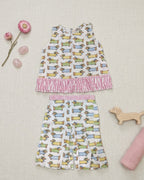Multicolour Dog Print Co-ord Set