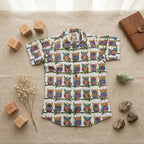 Owl Print Cotton Shirt for Boys