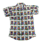 Owl Print Cotton Shirt for Boys